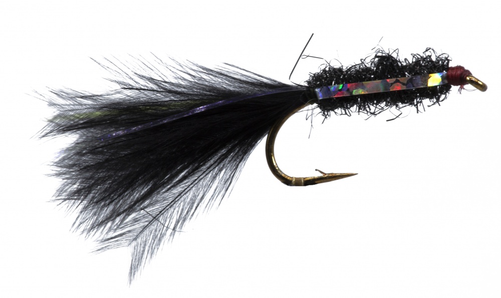 The Essential Fly Black Brite Lite Mini Lure Fishing Fly